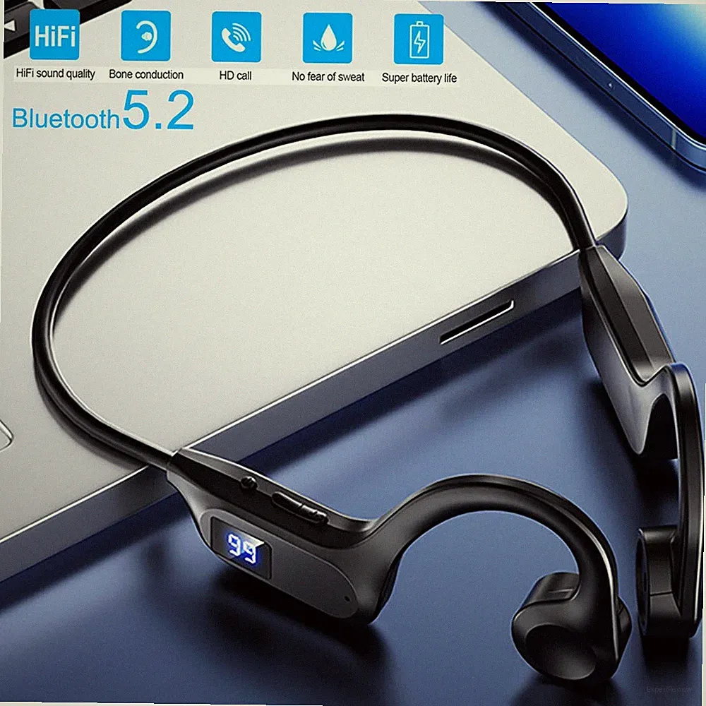 Knochenschall Kopfhörer Bluetooth Open Ear Kopfhörer Kabellose Ohrhörer Fitness