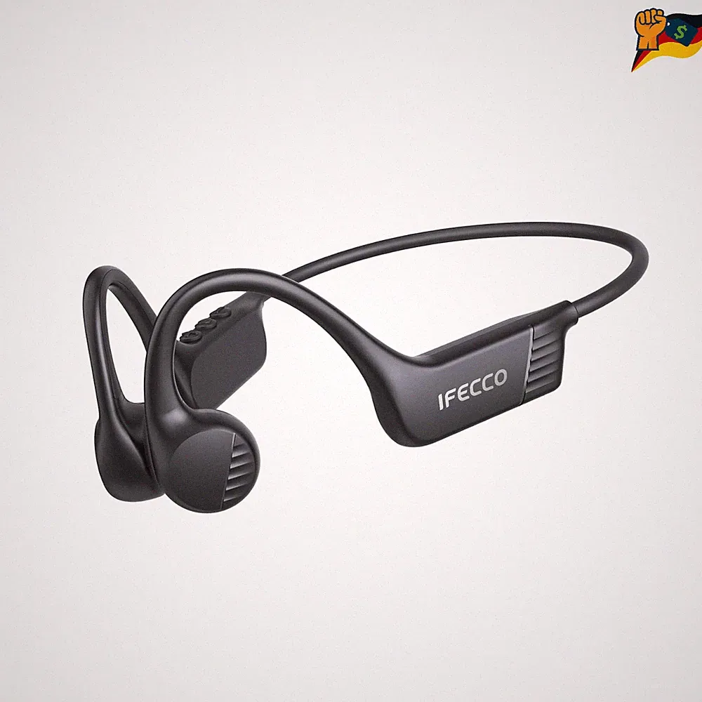 Knochenschall Kopfhörer IFECCO Bluetooth 6.0 Wasserdicht Sport