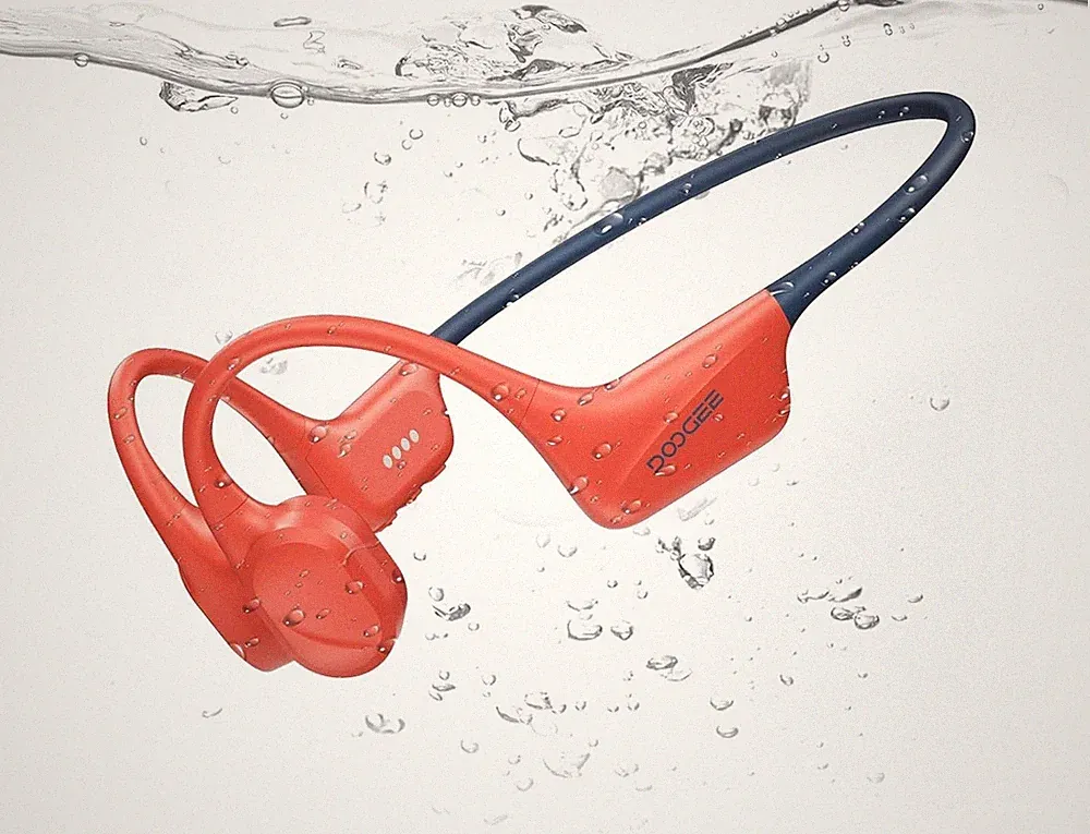 Knochenschall Kopfhörer IP68 Wasserdicht Bluetooth 5.4 32GB MP3 Sportkopfhörer