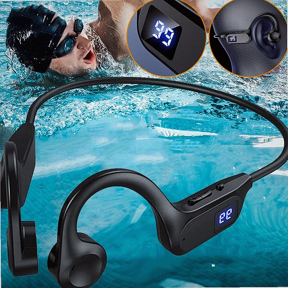 Knochenschall Kopfhörer Kabellos Bluetooth Kopfhörer Open Ear Sport Kopfhörer DE