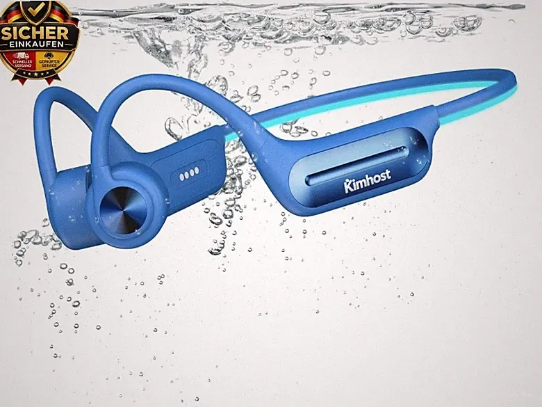 Knochenschall Kopfhörer Schwimmen – IP68 Wasserdicht, Bluetooth 5.4 Sport Ko
