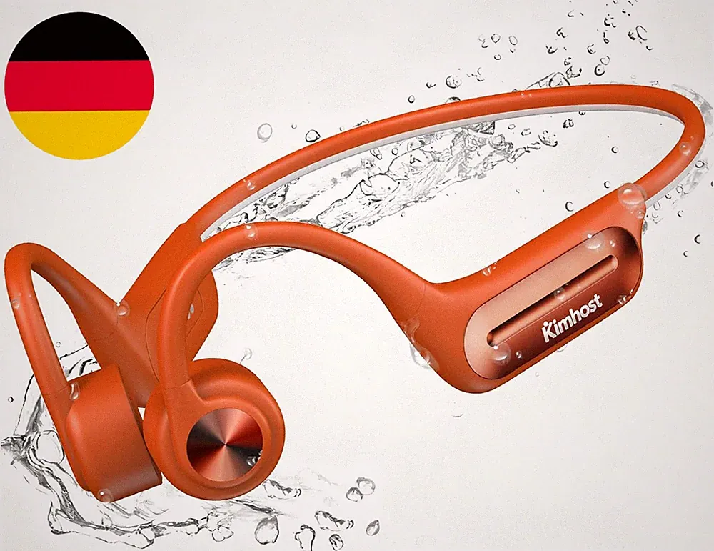 Knochenschall Kopfhörer Schwimmen – IP68 Wasserdicht, Bluetooth 5.4 Sport Kopfhö