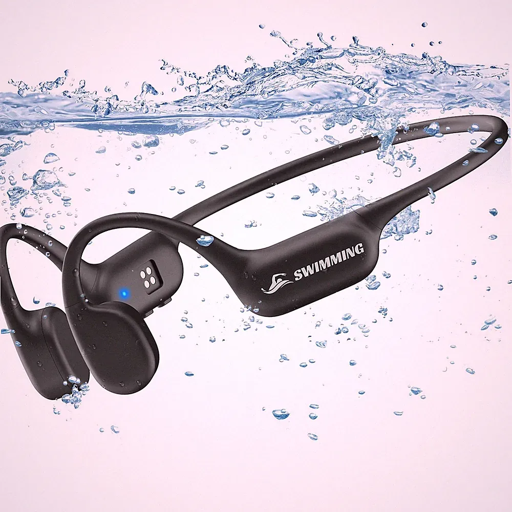Knochenschall Kopfhörer Schwimmen IP68 Wasserdicht MP3 Player 32GB