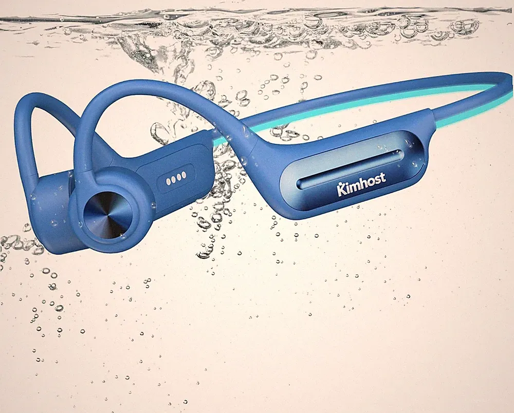 Knochenschall Kopfhörer Schwimmen – IPX8 Wasserdicht, Bluetooth 5.4 Sport