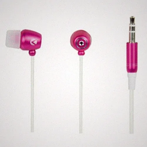 König KNG-2150 Ohrhörer In-ear pink 102dB perfektes Styling - weiches Silikon
