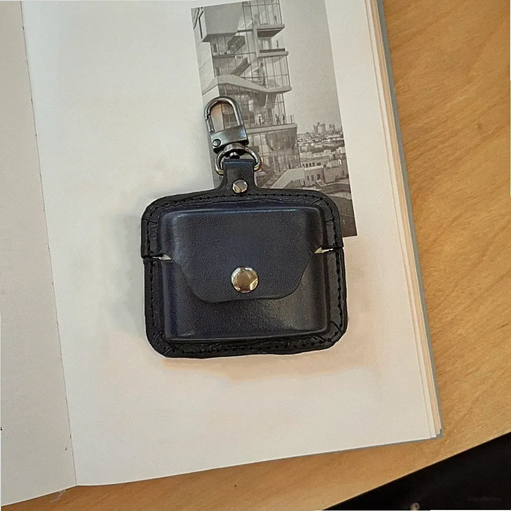 Kompakte Full-Cover Ledertasche f??r Sony WF-1000XM6 kabellose In-Ear-Kopfh?rer