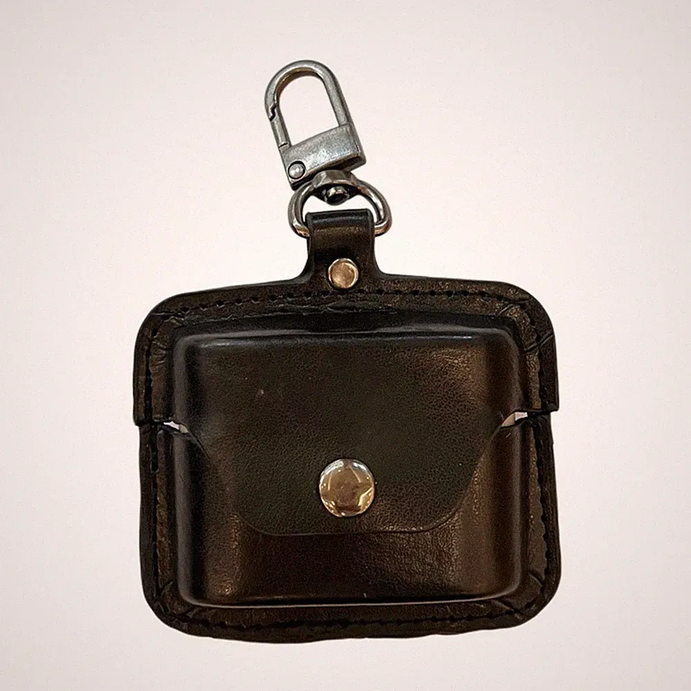 Kompakte Full-Cover Ledertasche für Sony WF-1000XM6 kabellose In-Ear-Kopfhörer