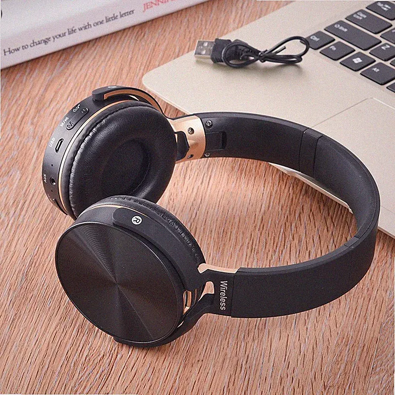 Kopfhör Bluetooth 5.3 Kopfhörer Noise Cancelling HIFI Stereo Headset Over Ear DE