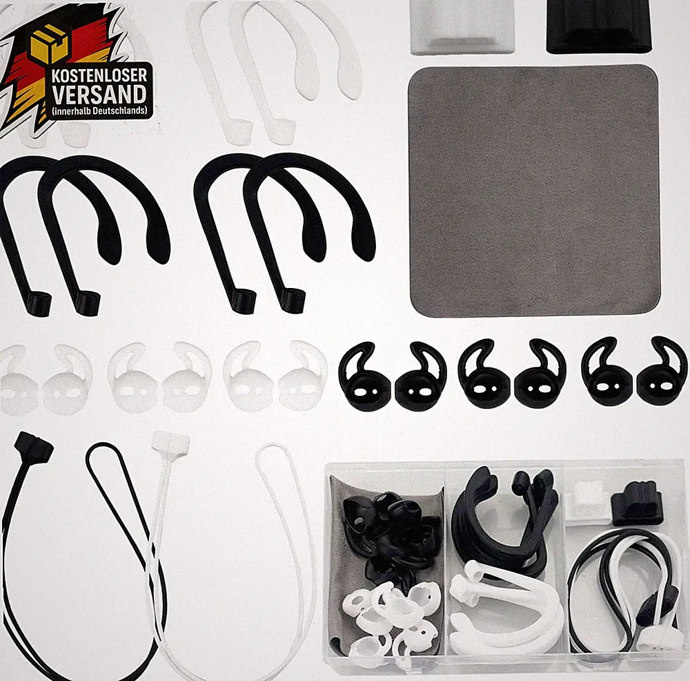 Kopfhörer-Accessoire Anti-Verlust-Haken für Bluetooth Ohrhörer Sport & Fitness