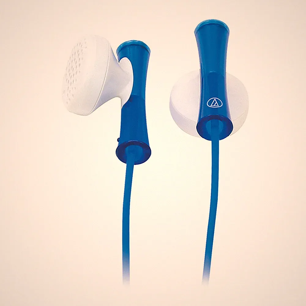 Kopfhörer Audio Technica Juicy Blau ATH-J100 In-Ear Ohrstecker 3,5mm Klinke Bass
