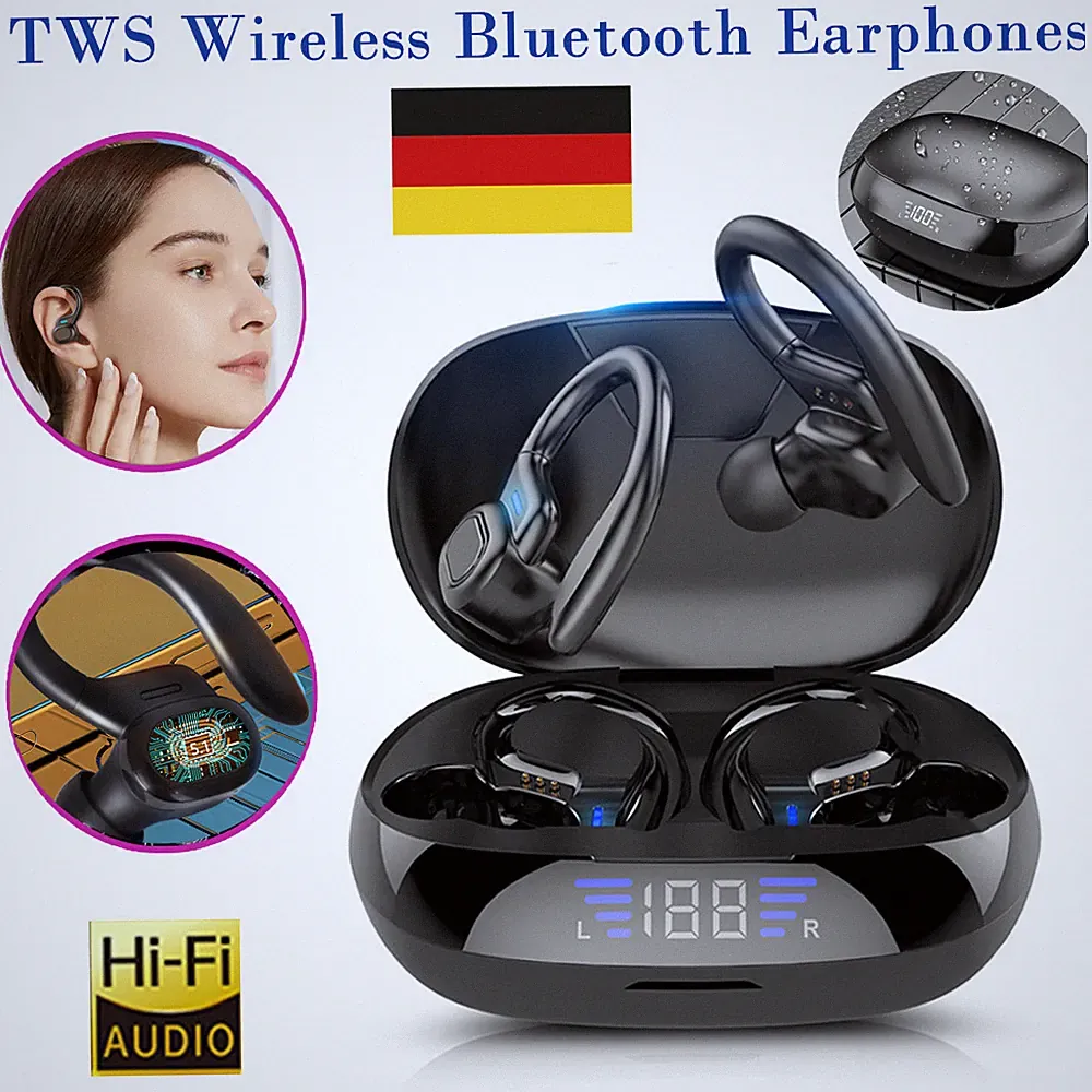 Kopfhörer Bluetooth 5.3 Lenovo SP16 TWS Wireless Sport Kopfhörer In Ear Ohrhörer