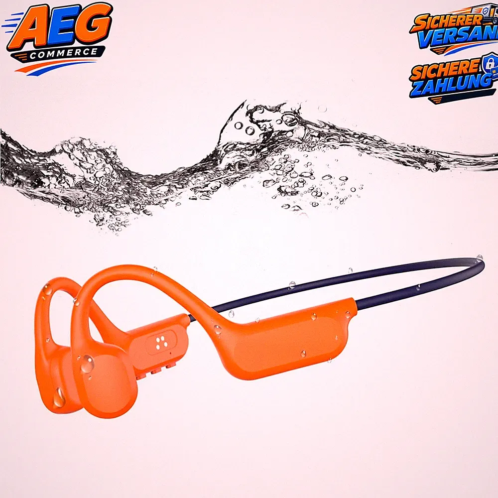 Kopfhörer Bluetooth 6.2 IP68 Wasserdicht 8GB MP3 für Schwimmen Sport Freizeit
