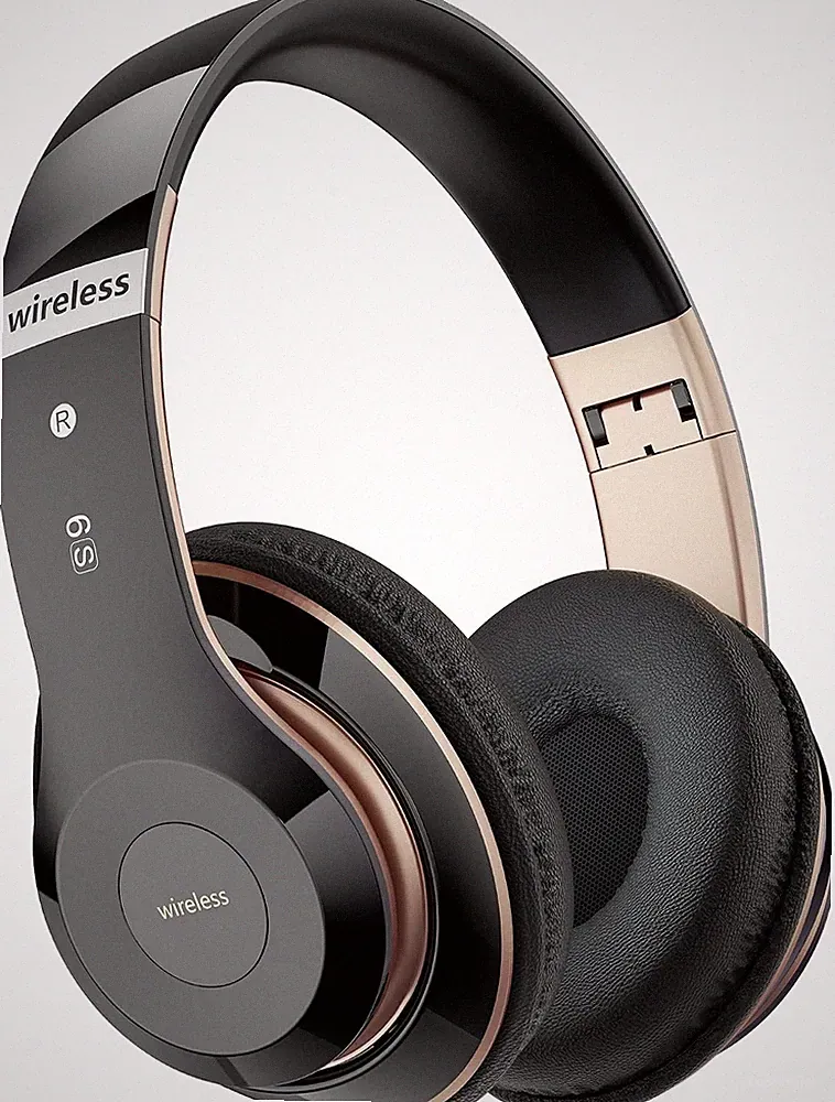 Kopfhörer Bluetooth 65 Std Over Ear 6 EQ Modi HD Mikrofon FM SD TF