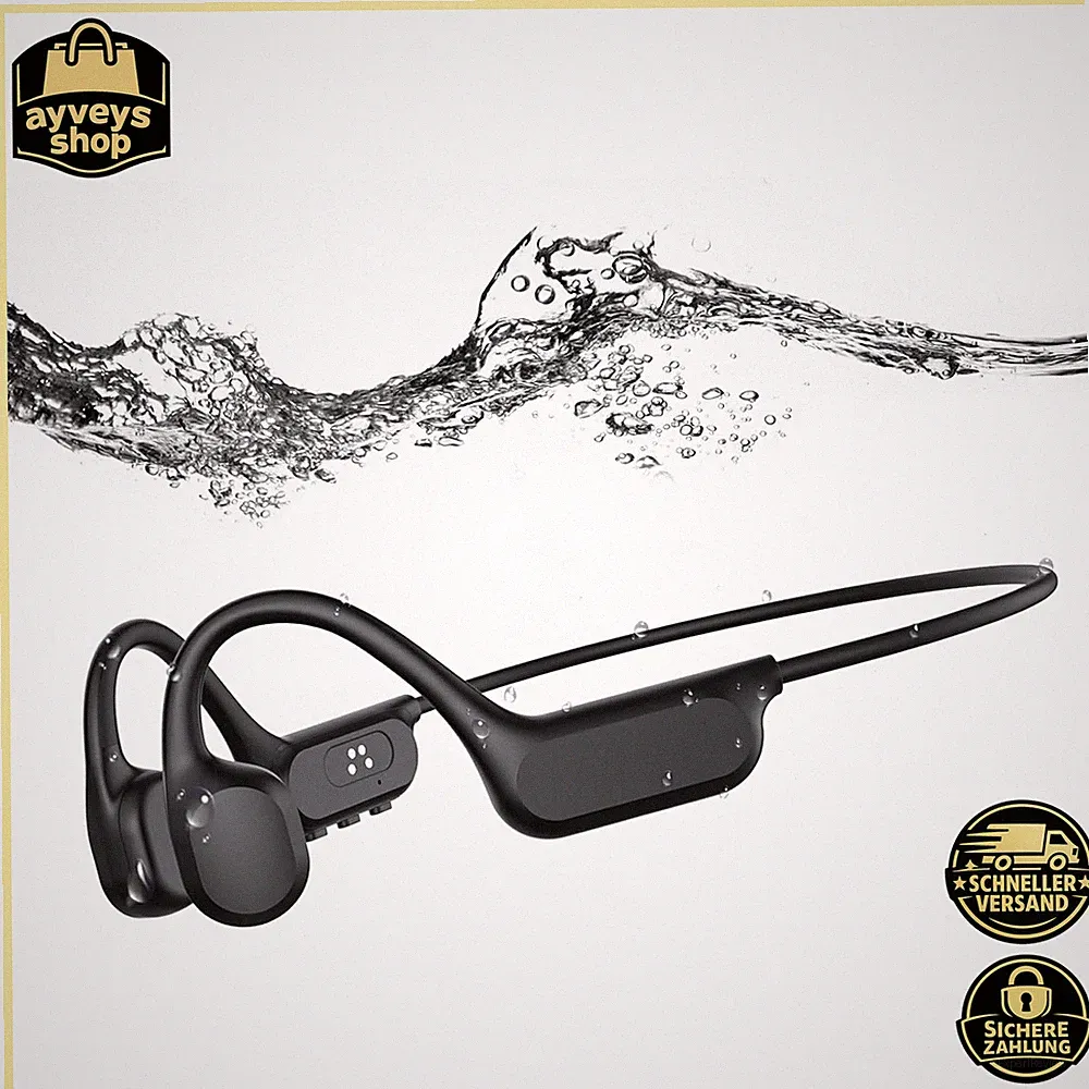 Kopfhörer Bluetooth IP68 Wasserdicht 8GB MP3 für Schwimmen Sport Freizeit