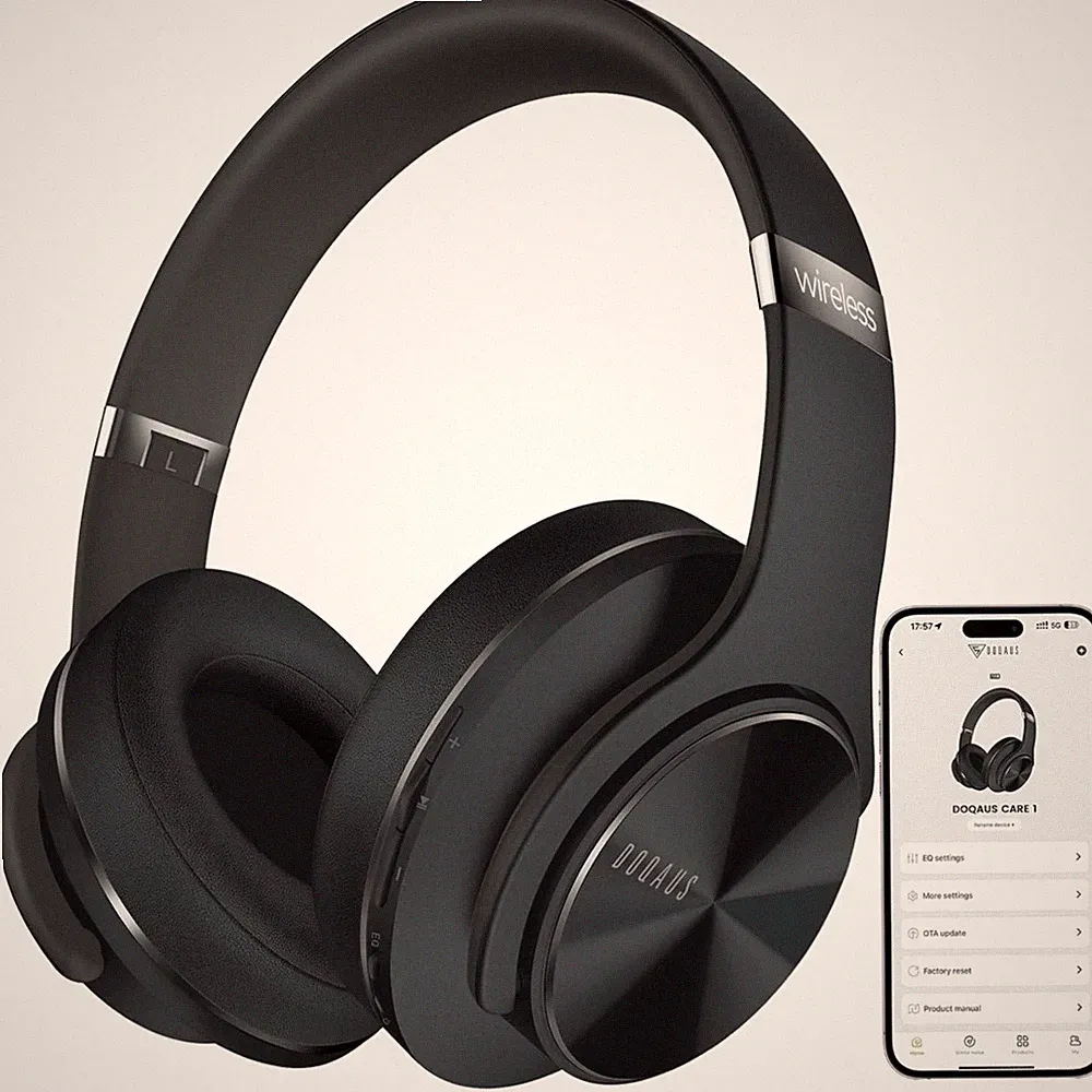 Kopfhörer Bluetooth Kabellos Over Ear 52h Akku App Steuerung