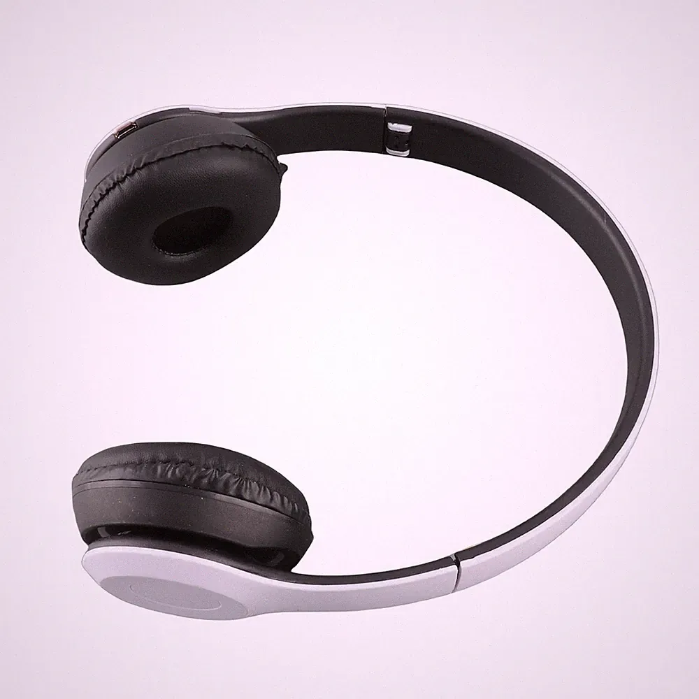 Kopfhörer Bluetooth P47 Faltbar Wireless Bass Sport Kopfhörer Weiß