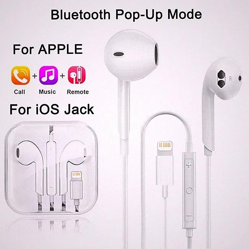 Kopfhörer für Apple Headset In Ear 8PIN für iPhone 7 8 X 11 12 13 14 Pro Max