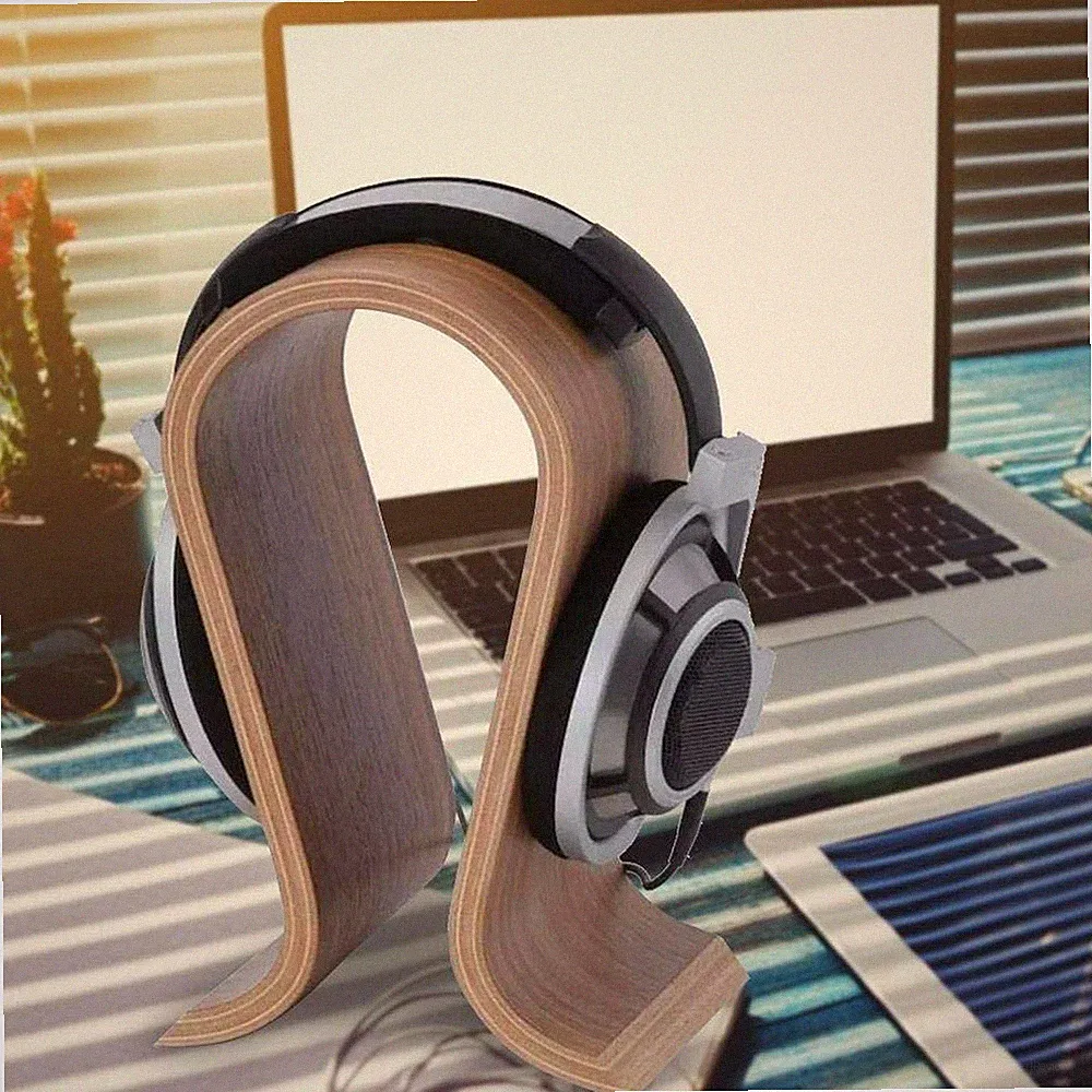 Kopfhörer Halter Holz Kopfhörerhalter Kopfhörerständer Gaming Headset Halterung