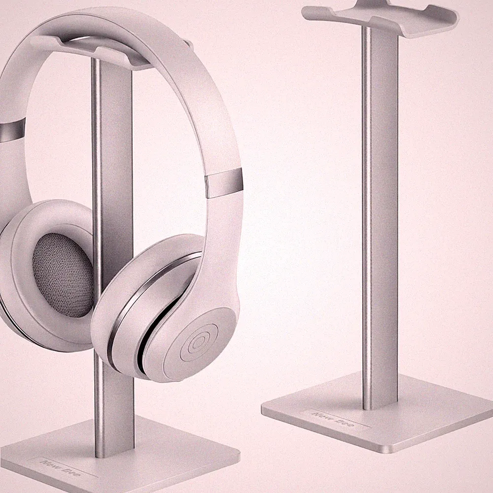 Kopfhörer Halterung Clip Silber für Schreibtisch Büro Gaming DJ