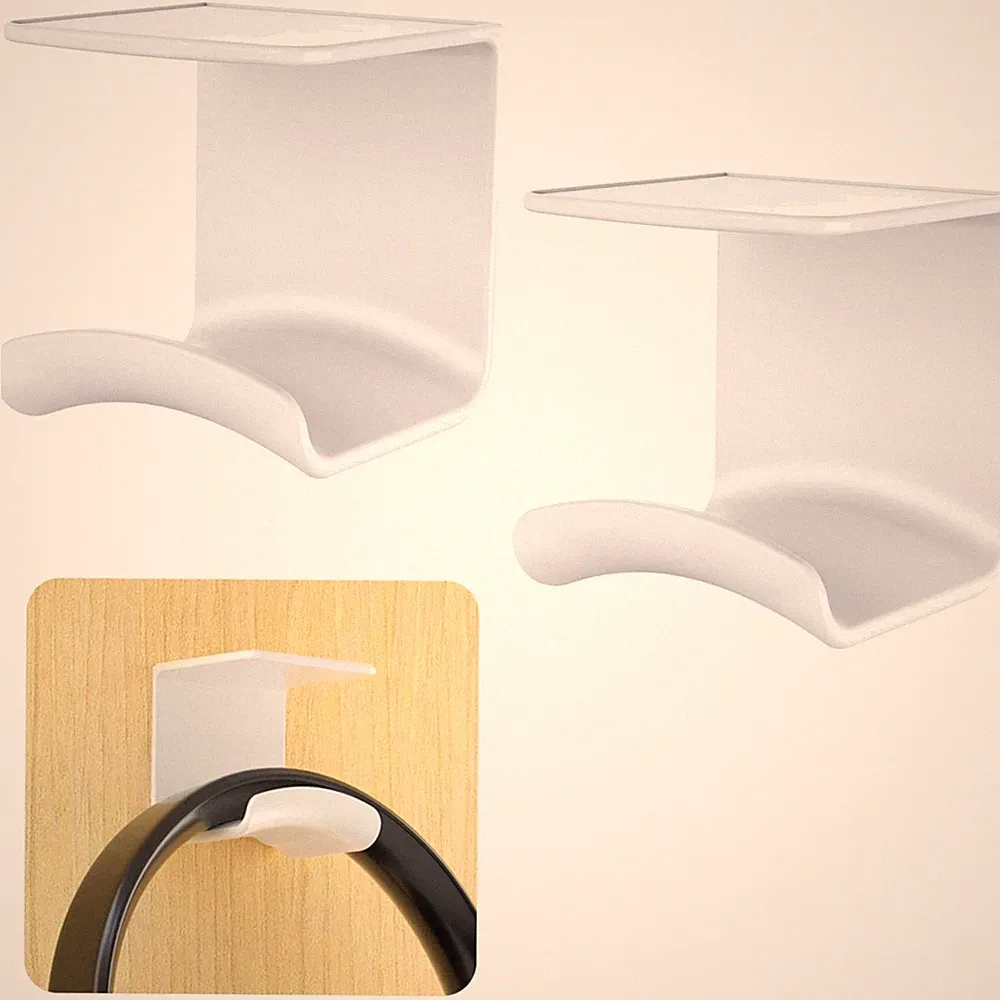 Kopfhörer Halterung Wand Tisch 2 Stück Klebehalterung Gaming Kopfhörer Organizer