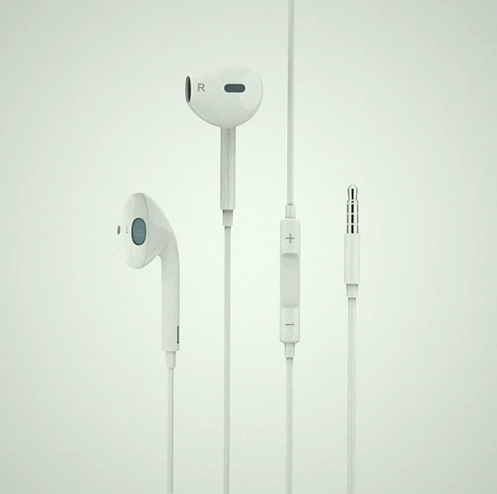 Kopfhörer Headset mit Mikrofon für iPhone Huawei Samsung mit Kabel 3.5mm Stecker