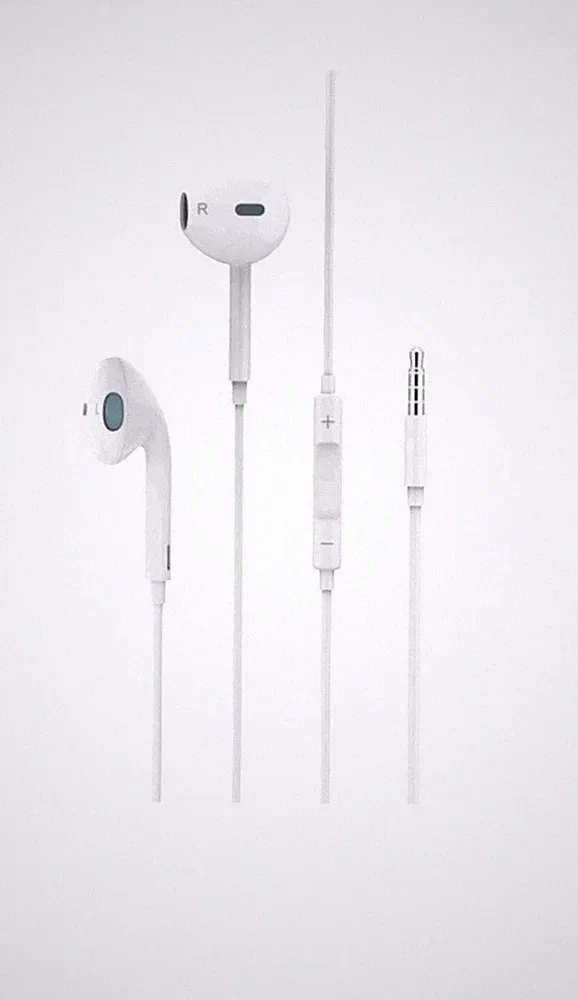 Kopfhörer Headset mit Mikrofon für iPhone Huawei Samsung mit Kabel 3.5mm Stecker