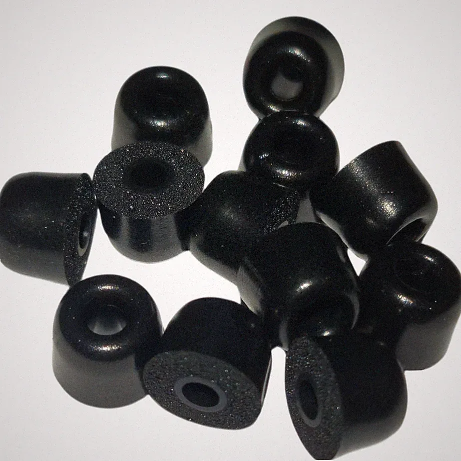 Kopfhörer in Ear Ersatz Ohrstöpsel Memory Foam Schaumstoff 3,8 & 4,5mm XS S M L