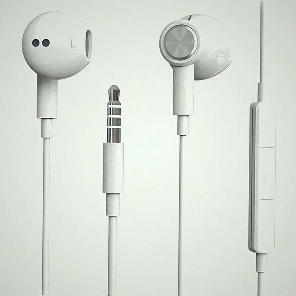 Kopfhörer In-Ear Kabel Mikrofon Lautstärkeregler für Android iOS Geräte