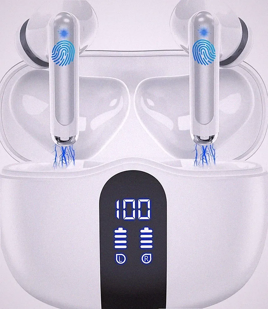 Kopfhörer in Ear mit Mikrofon, IPX5 Kabellose Touch Control, 5.1 HiFi