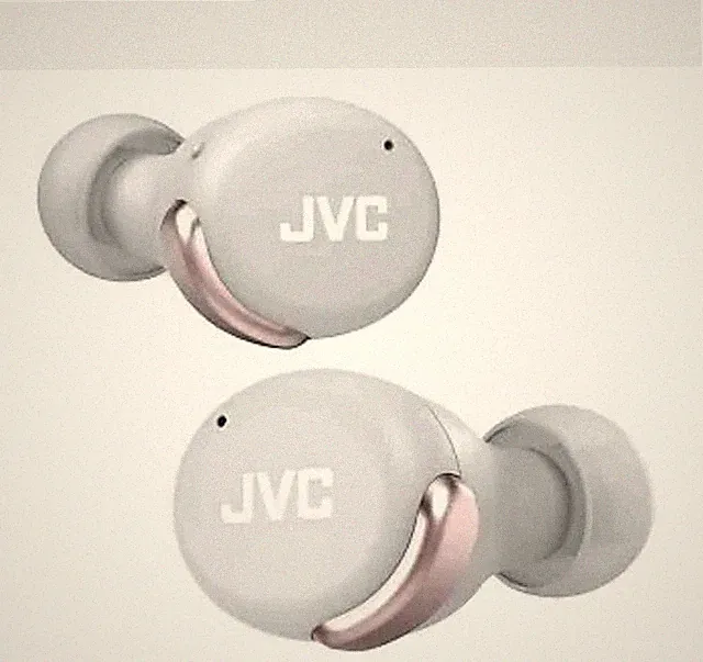 Kopfhörer JVC True Wireless In Ear Ohrhörer Noise Cancelling rosa grau