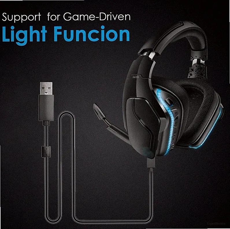 Kopfhörer Kabel Ersatz Audiokabel für Logitech G635 G633 G933 G935 G633S G933S