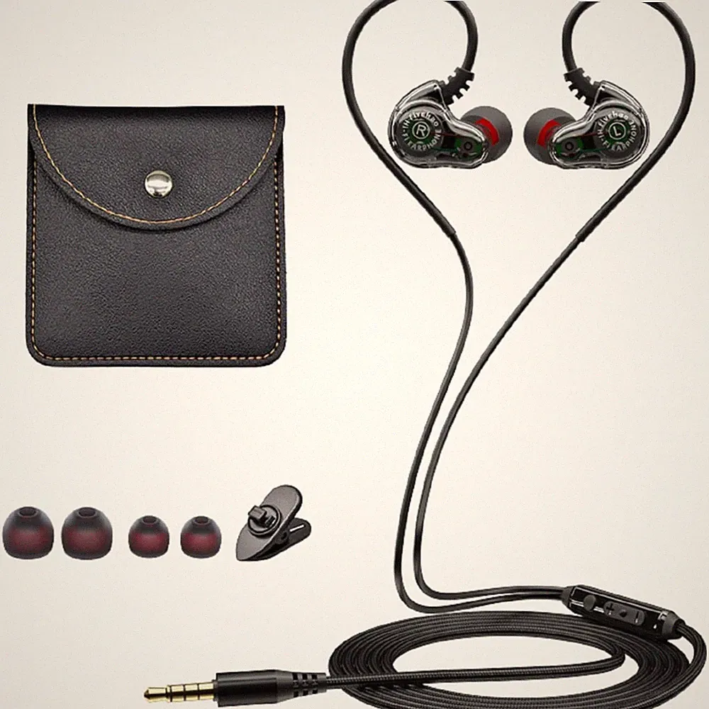 Kopfhörer Kabelgebunden In Ear Sport mit Mikrofon Bass 3,5mm Klinke