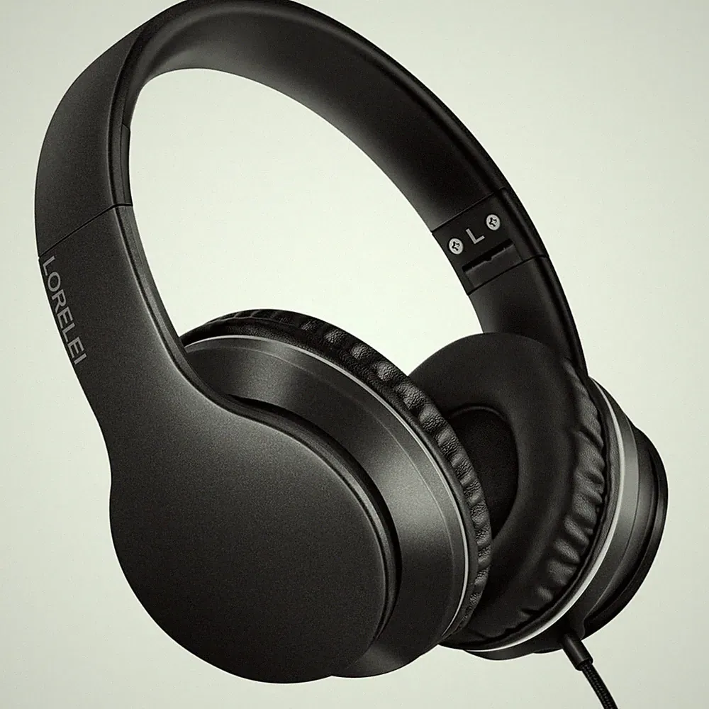 Kopfhörer Kabelgebunden Over-Ear Stereo Bass Mikrofon Schwarz