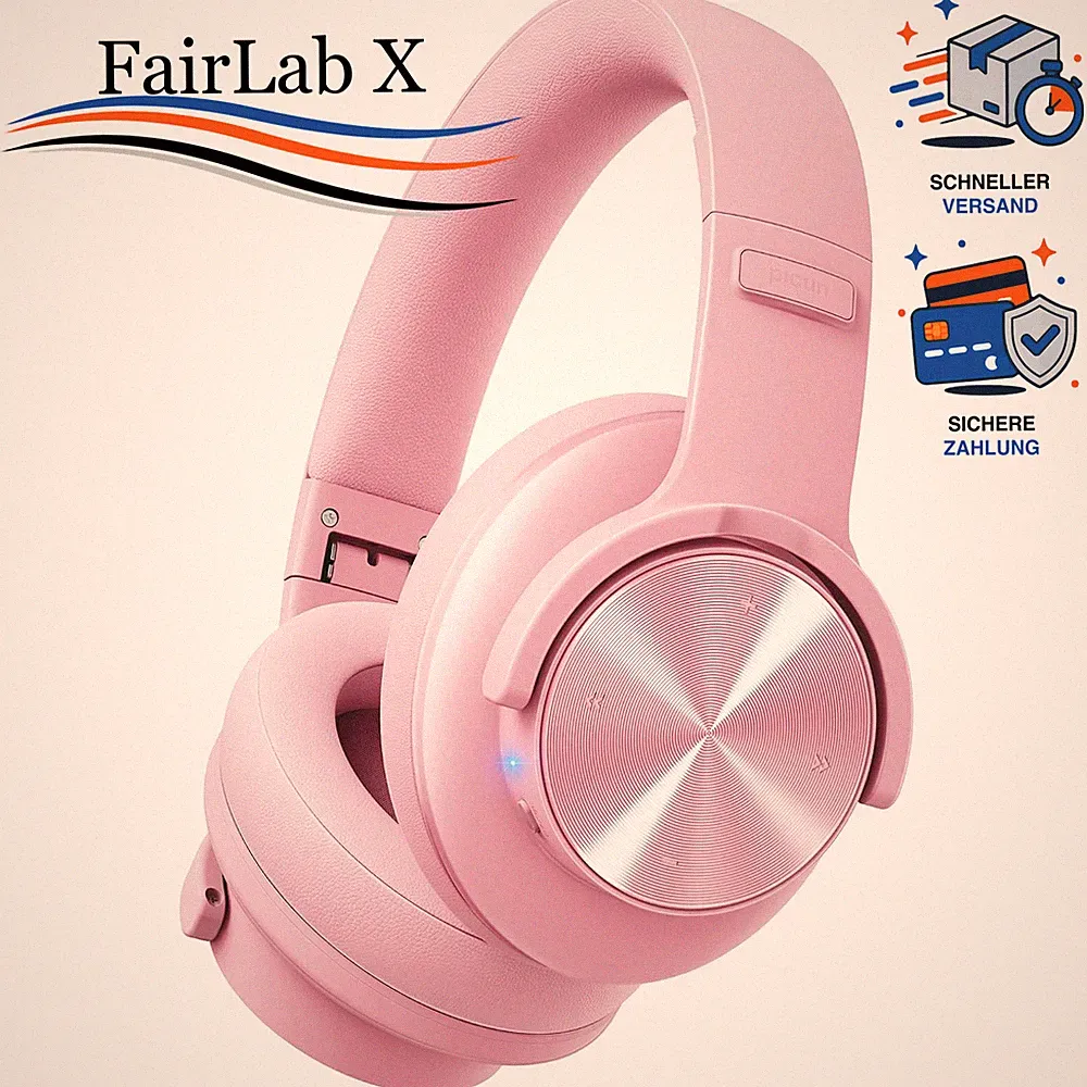 Kopfhörer Kabellos Bluetooth 120H Over-Ear 3EQ Musikmodi Freisprecheinrichtung
