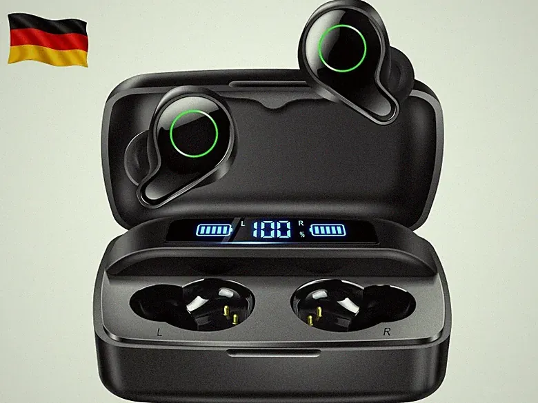 Kopfhörer Kabellos, Bluetooth 5.0 in-Ear Kopfhörer mit Mikrofon | 156H S