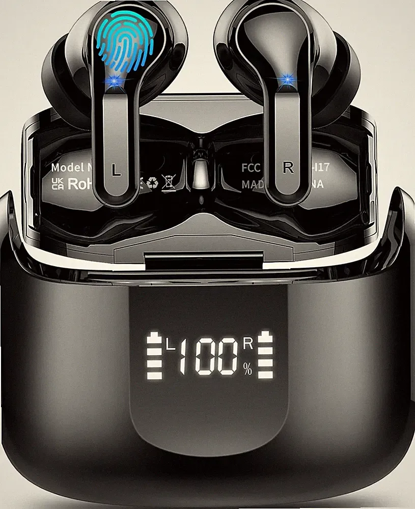 Kopfhörer Kabellos Bluetooth 5.4, Bluetooth Kopfhörer mit 6D Stereo Bass