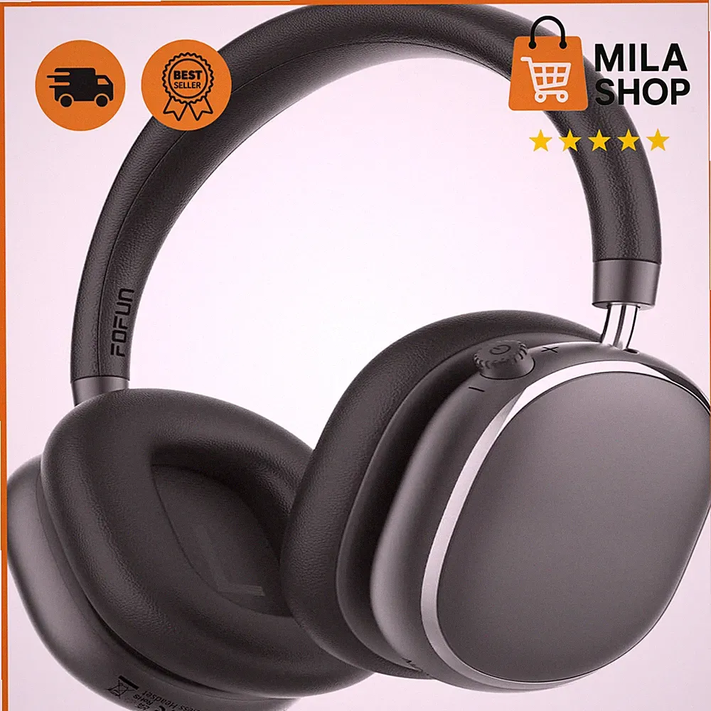 Kopfhoerer kabellos Bluetooth 6.0 Hybrid Noise Cancelling 120 Stunden Over Ear