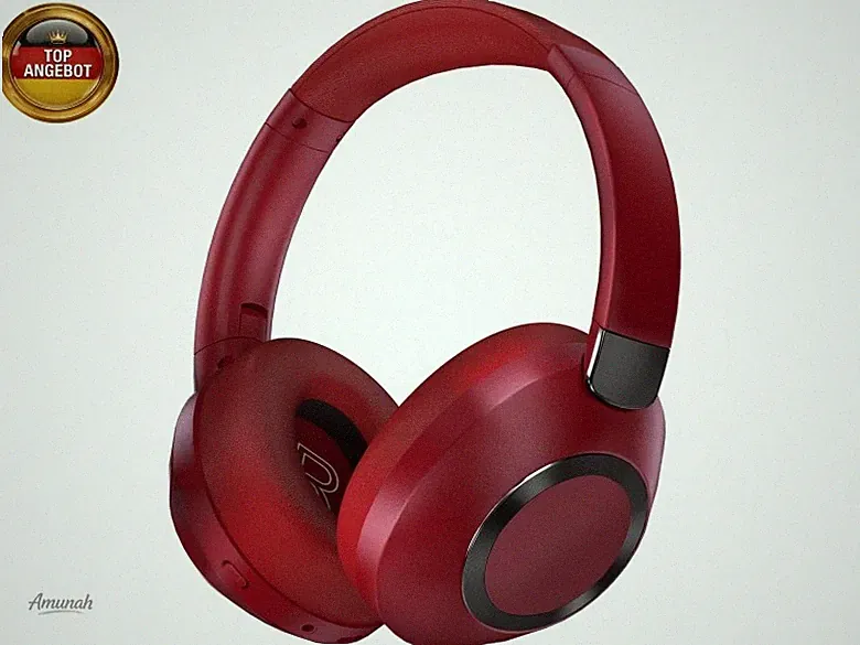 Kopfhörer Kabellos Bluetooth, Active Noise Cancelling Kopfhörer,100 Std S