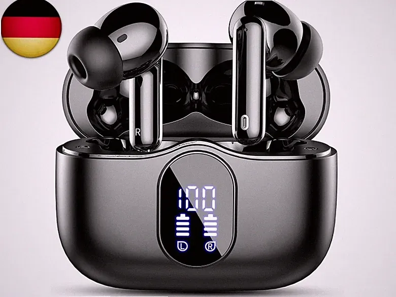 Kopfhörer Kabellos Bluetooth, Bluetooth 5.4 Kopfhörer, Tiefer Bass Ohrhörer