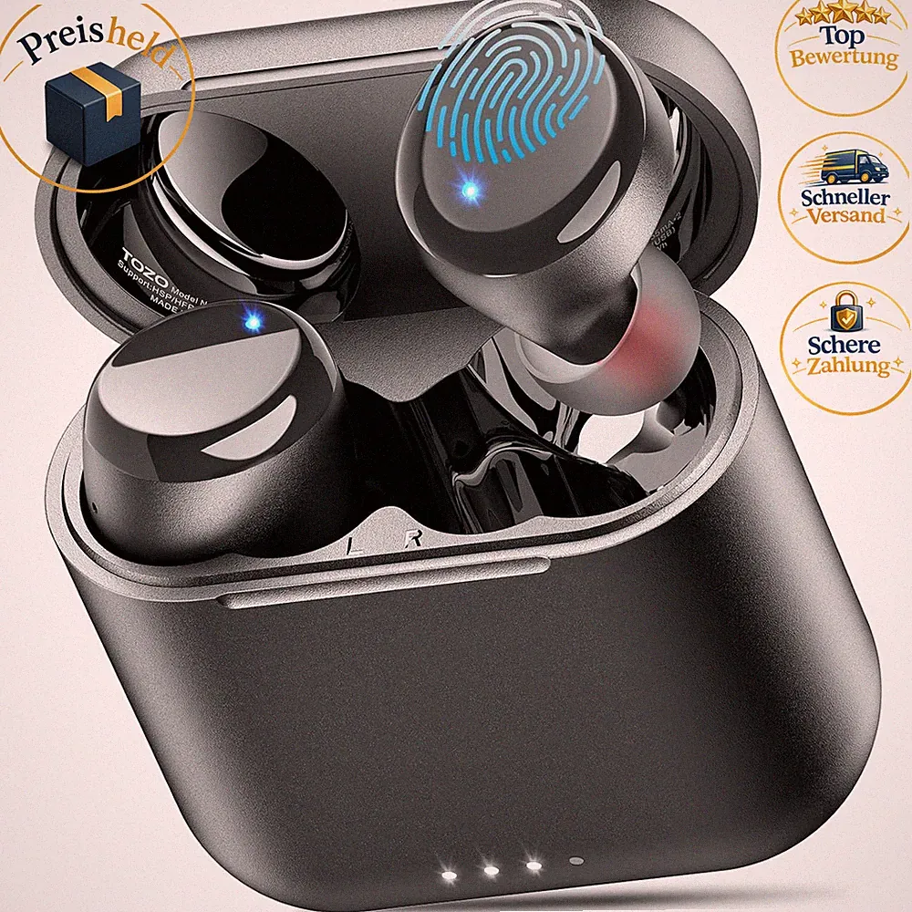 Kopfhörer Kabellos Bluetooth In Ear IPX8 Leicht Sport-Ohrhörer