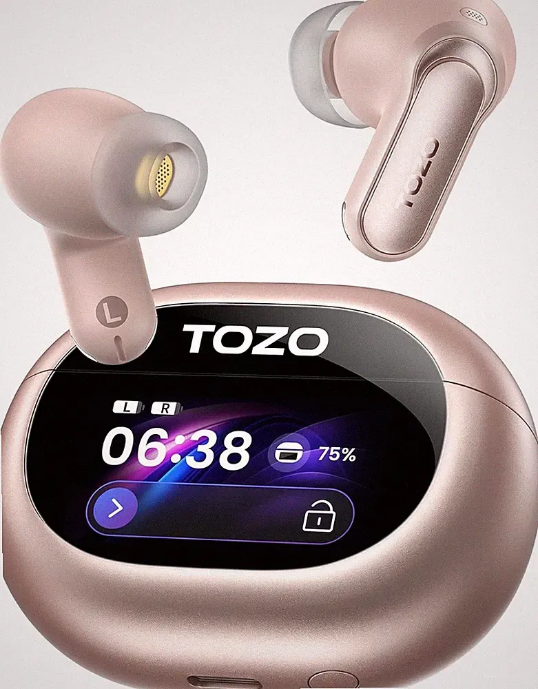 Kopfhörer Kabellos Bluetooth NC20 Pro mit Touchscreen, LDAC Hi-Res, Titan