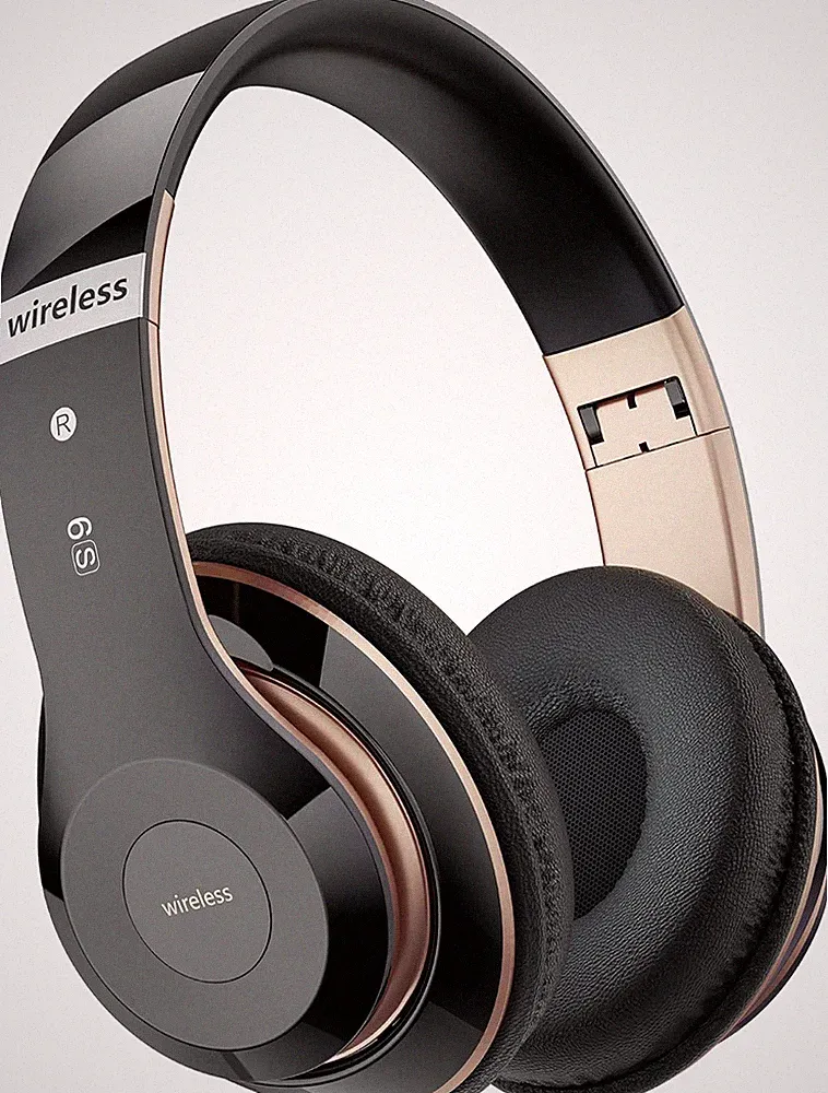 Kopfhörer Kabellos Mit 6 EQ Modi, Kopfhörer Bluetooth, 65 Std over Ear Kopfhörer