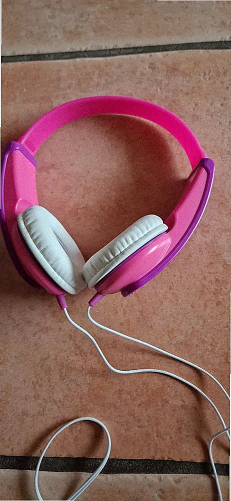 ** Kopfhörer Kinder JVC pink-lila- weiß neuwertig **