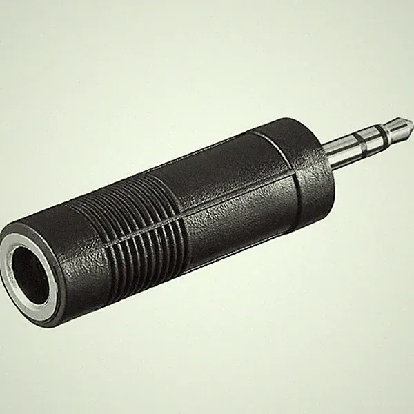 Kopfhörer Klinken Adapter AUX Klinke 3.5 mm auf 6.35 mm