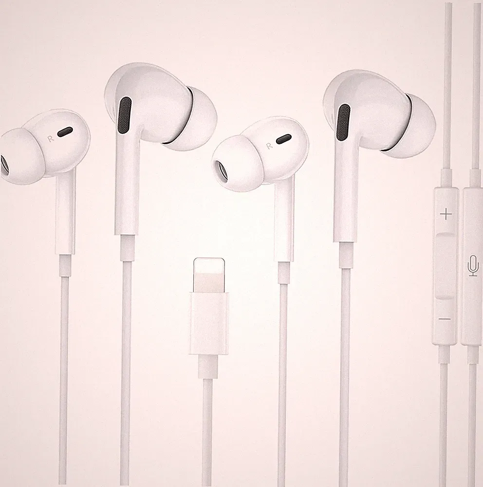 Kopfhörer mit Kabel 2 Pack In-Ear für iPhone 14 Pro Audio Zubehör