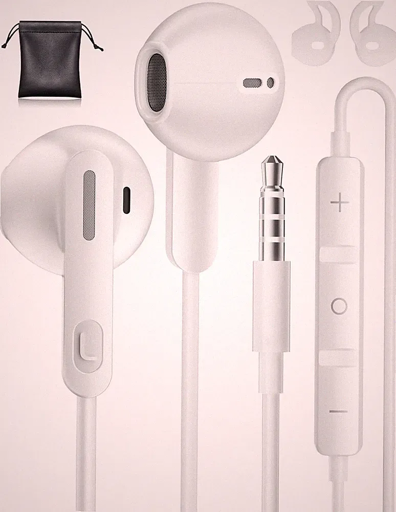 Kopfhörer mit Kabel, 3,5mm Klinke In-Ear Kopfhörer für Samsung, Hochauflösende H