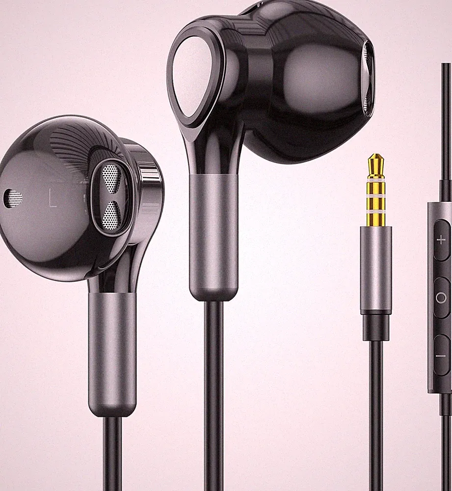 Kopfhörer mit Kabel, In Ear Kopfhörer Kabel in Ear Ohrhörer 3.5mm Klinke Ko