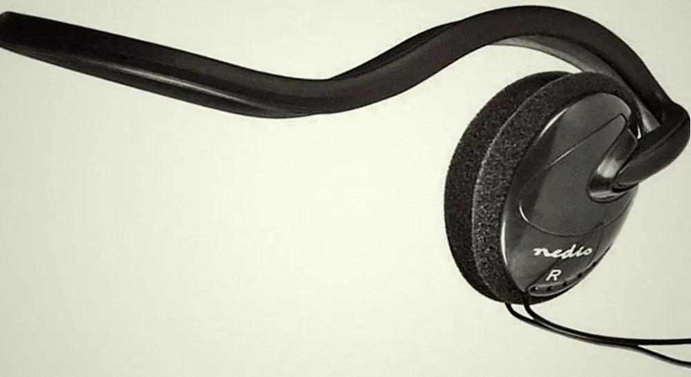 Kopfhörer Nackenbügel Neckband Stereo Kopfbügel 3,5mm Klinke Sport Ohrbügel