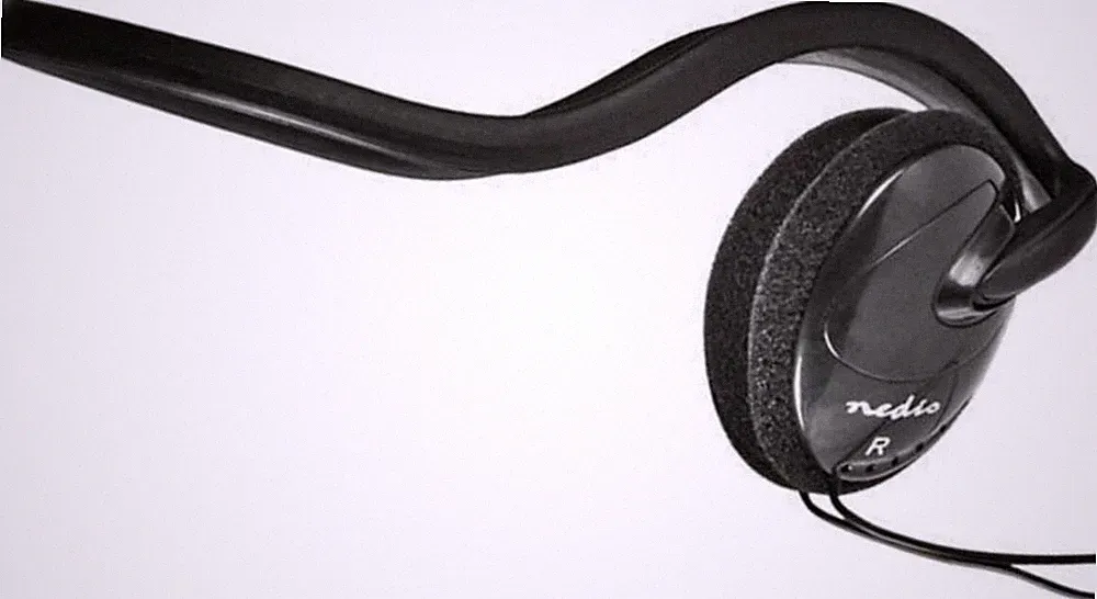 Kopfhörer Nackenbügel Neckband Stereo Kopfbügel 3,5mm Klinke Sport Ohrbügel