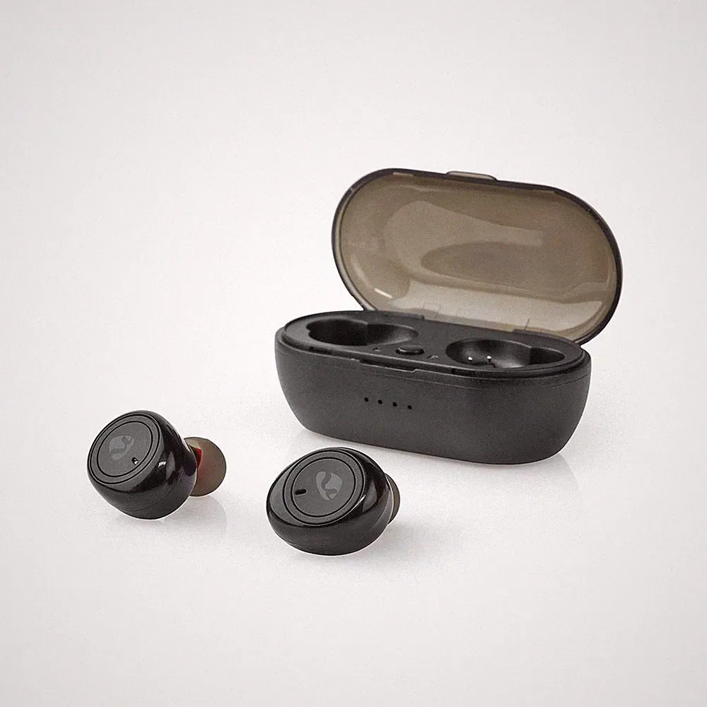 Kopfhörer Ohrhörer In Ear kabellos Bluetooth Mikrofon mit Ladeetui Ladeschale